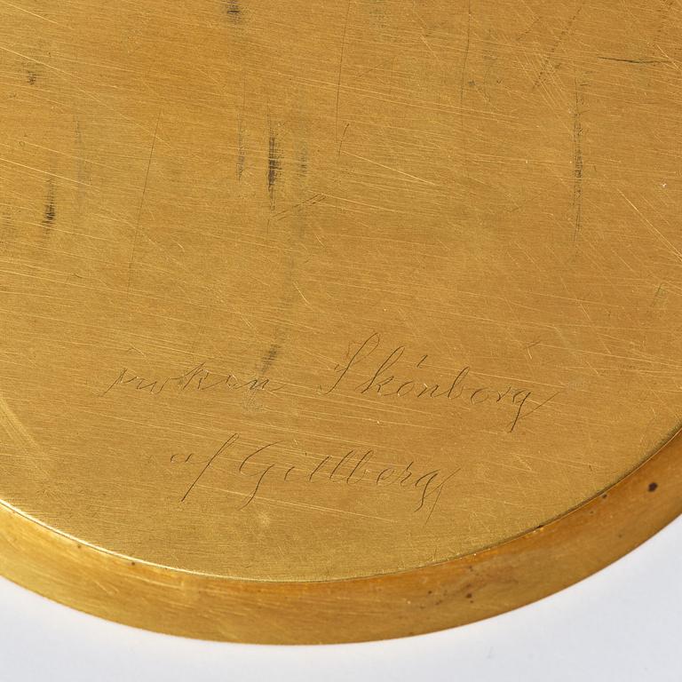 Jacob Axel Gillberg, Young woman with red scarf (Miss Skönborg).