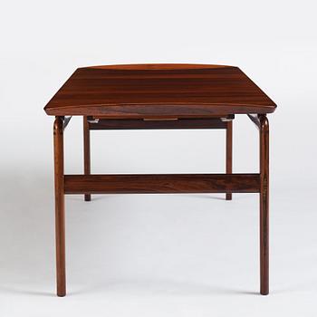 Peter Hvidt & Orla Mølgaard Nielsen, a palisander sofa table, France & Son, Denmark, 1950-60s.