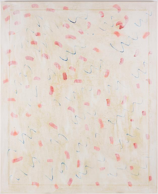 Magni Borgehed, signed and date 2013 verso. Mixed media on canvas.