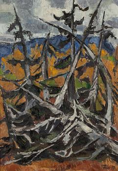 Bengt Ellis, oil on canvas, signed and dated -57.