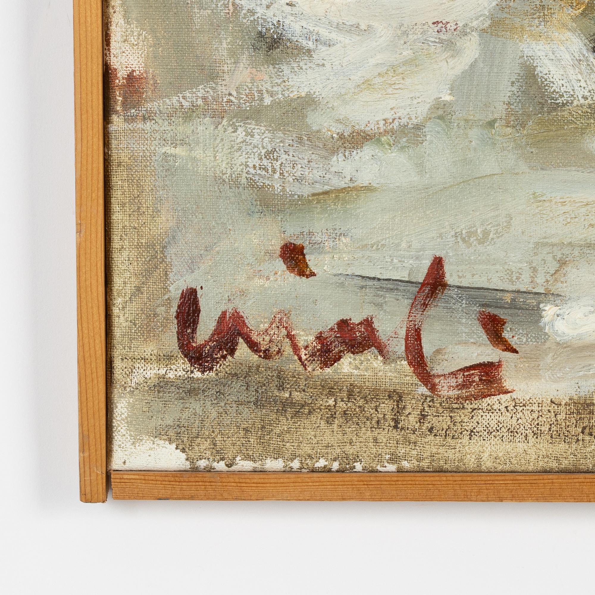Olavi Laine, oil on canvas, signed.