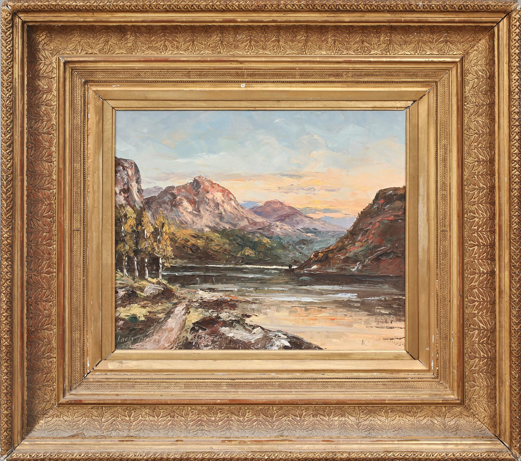 OKÄND KONSTNÄR, olja på duk, sign, 1900-tal.