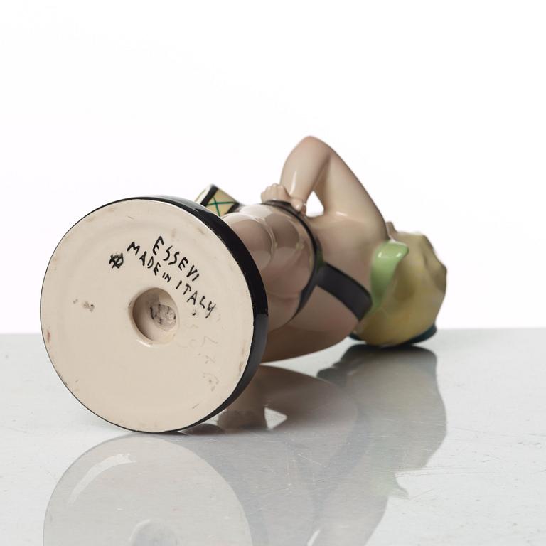 Sandro Vachetti, a 'Balilla' ceramic figure, Essevi, Italy 1930's.
