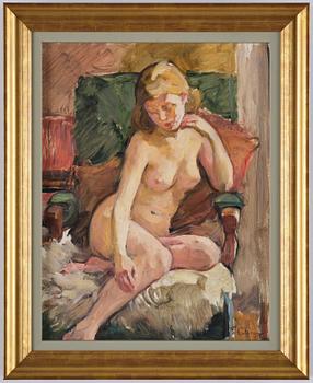 Elsa Backlund Celsing, Woman in an armchair.