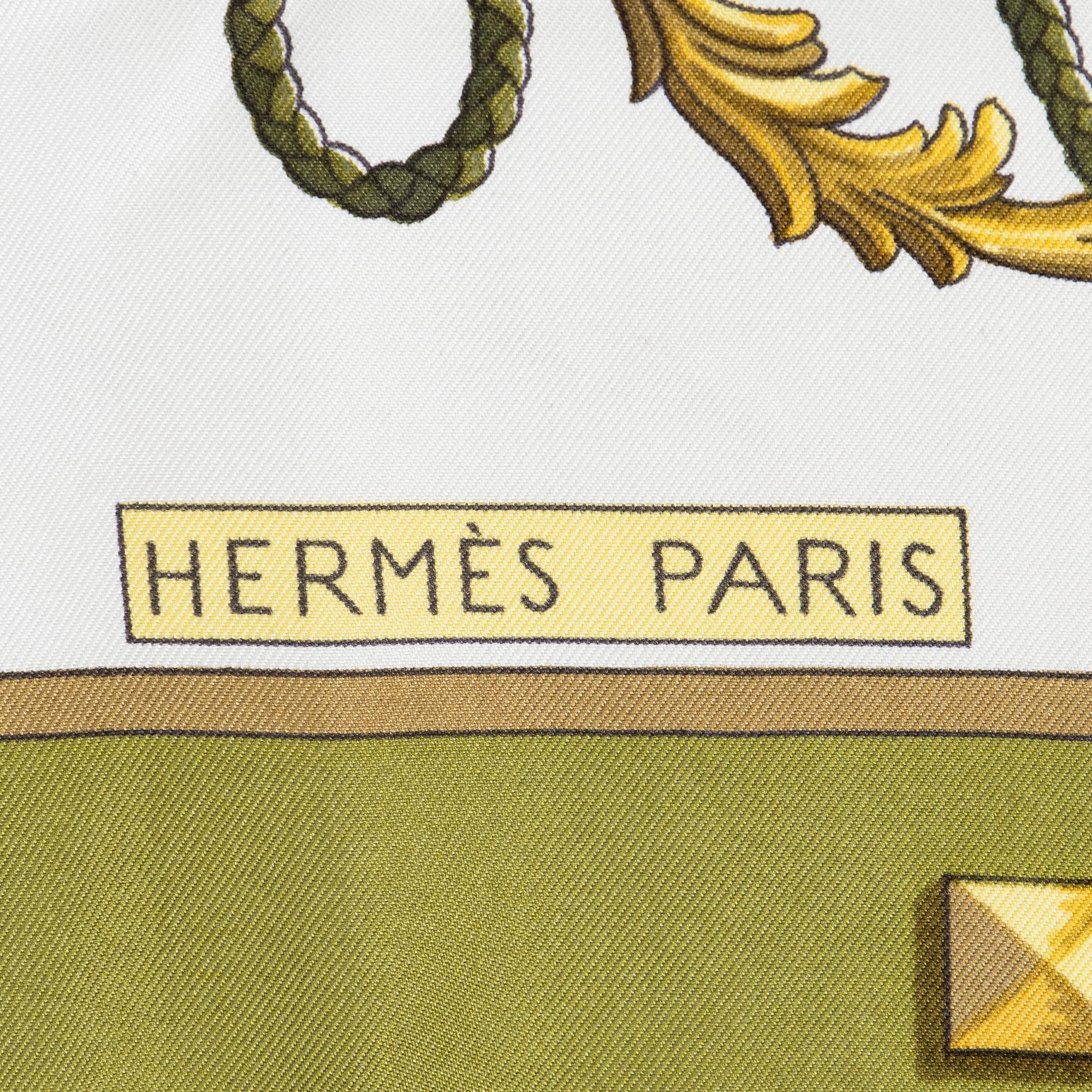 Hermès, huivi, "Le Cléfs".