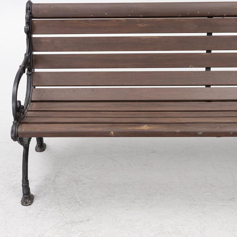 Trädgårdssoffa, Norrahamars bruk, 1900-talets slut.