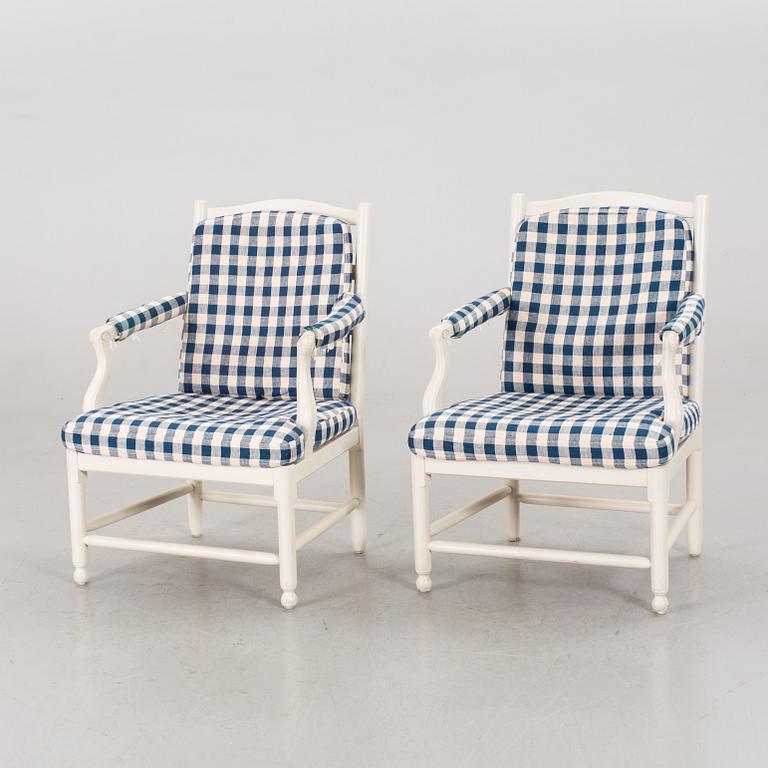 A pair of armchairs, "Medevi Brunn" IKEA, late 20th century,.