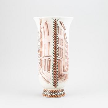 Oskar Dahl, a stoneware vase, Unik 104, Rörstrand 1944.