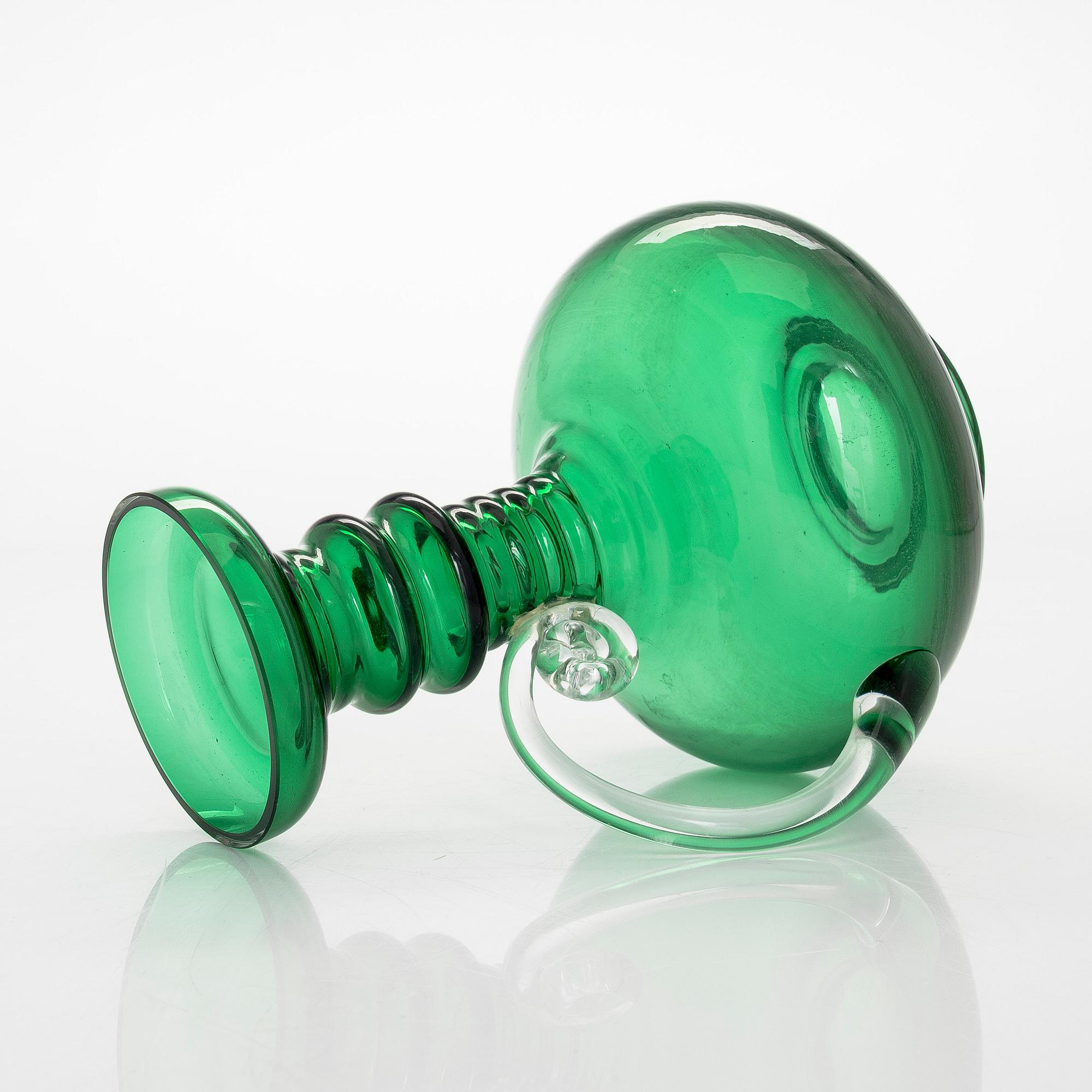 Tamara Aladin, A 1970's glass vase 'Kleopatra', for Riihimäki Glassworks, Finland. Model designed 1969.