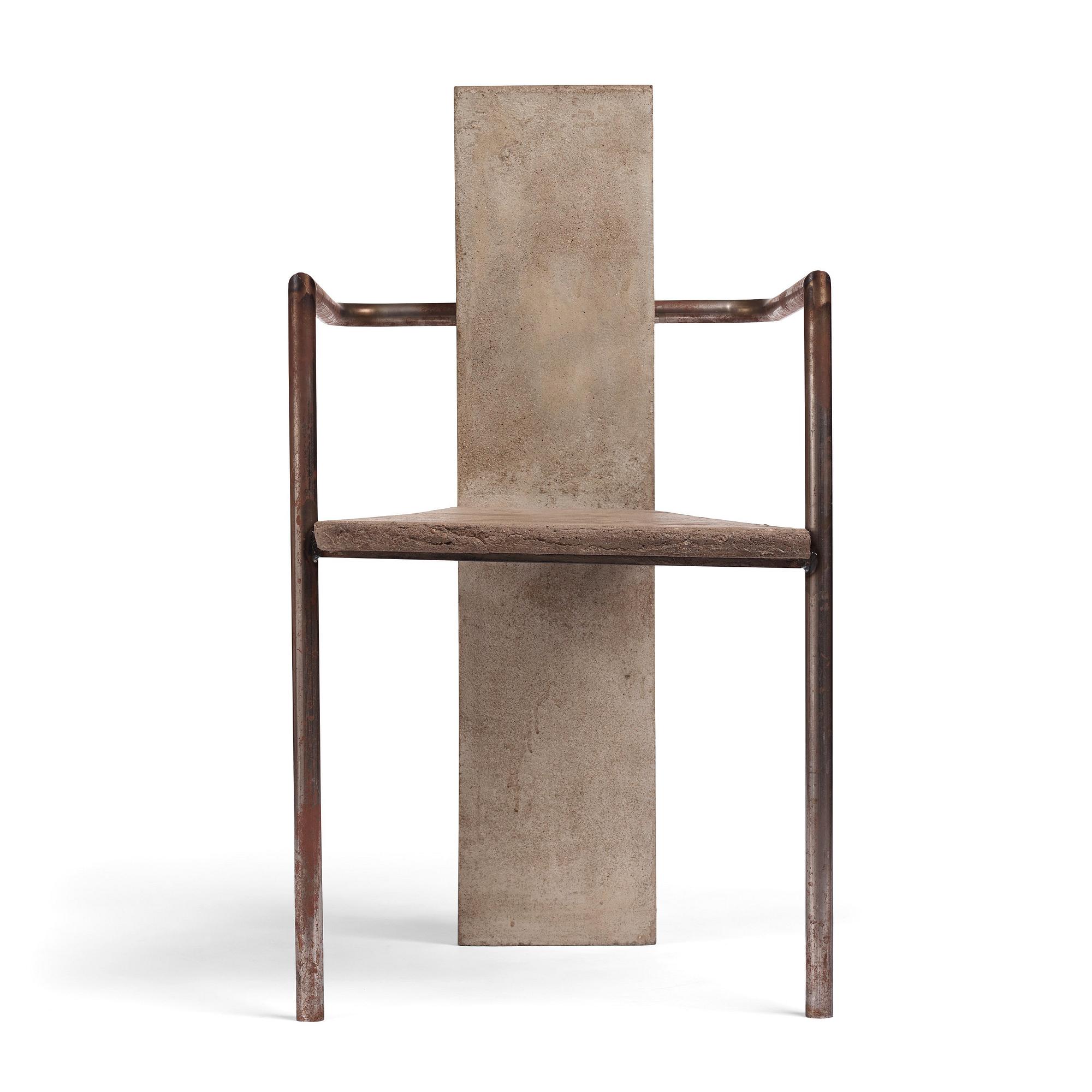 Jonas Bohlin, "Concrete", karmstol, ed. 35/100, Källemo, Värnamo 1981.