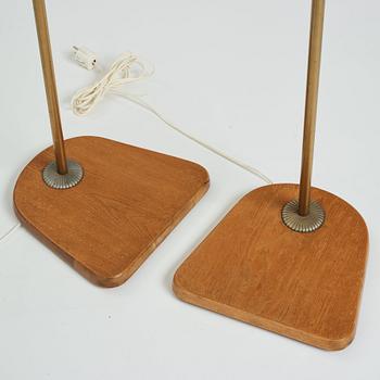 Harald Notini, a pair of floor lamps, model "15307", Arvid Böhlmarks Lampvarufabrik, Stockholm 1930's.