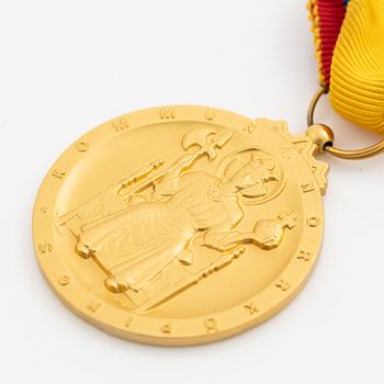 S:t Olofsmedaljen, 18k guld.