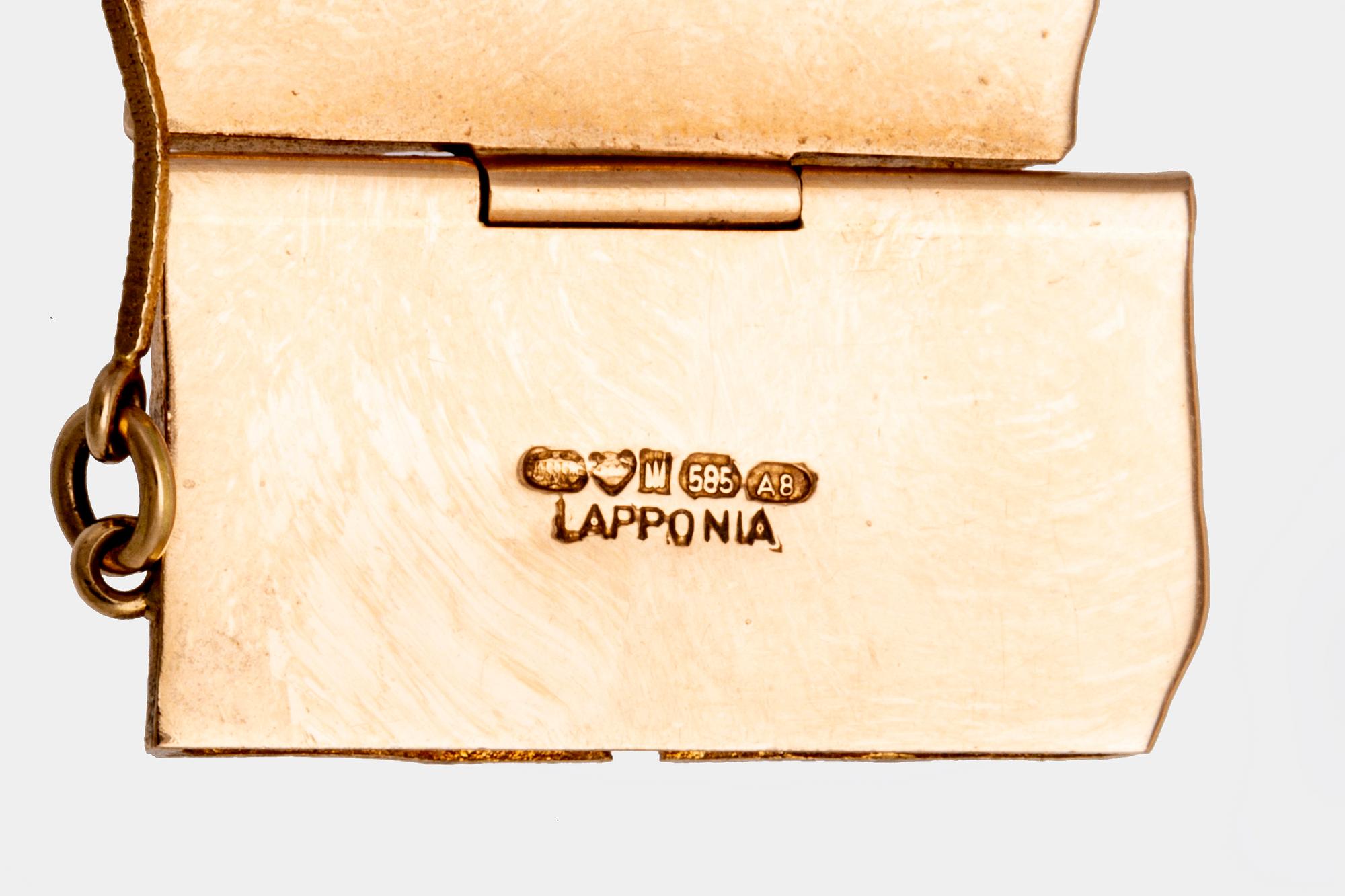 Björn Weckström, "Golden stream", a 14K gold bracelet. Lapponia 1978.