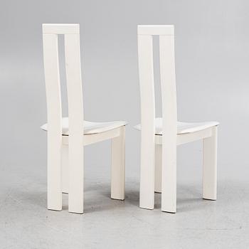 Pietro Costantini, a set of six chairs, Italy, late 20th Century.