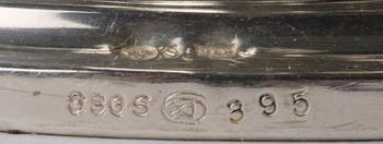 KANDELABRAR, ett par, silver, importstämplar.