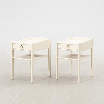 Sängbord, ett par, 1900-tal.