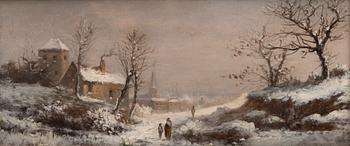 CHARLOTTE PIEPENHAGEN, oil on board. Unsigned.