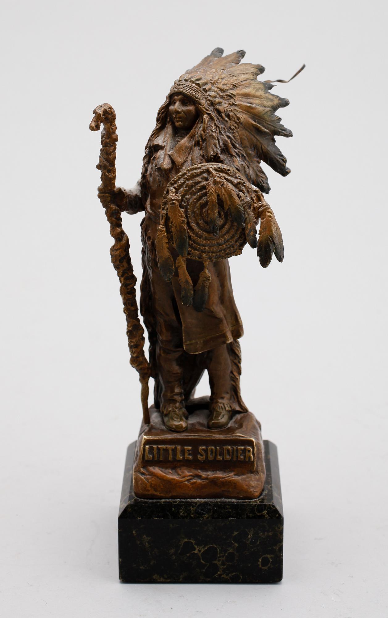CARL KAUBA, skulptur, brons, sign.