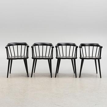 Karin Mobring, four "Torpet" chairs, IKEA, Sweden, 1960's.