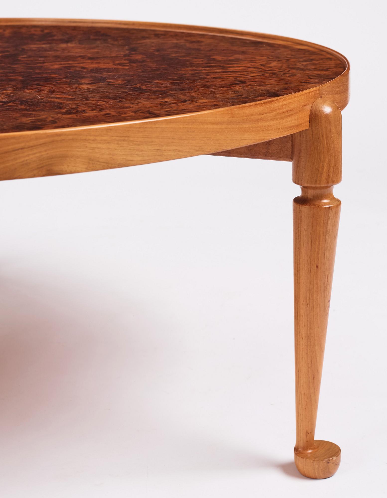 Josef Frank, soffbord, modell 2139, Firma Svenskt Tenn, före 1985.