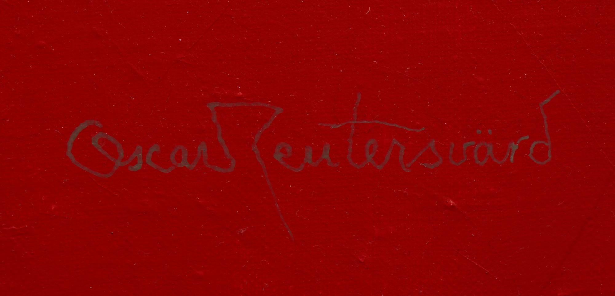 OSCAR REUTERSVÄRD, olja på duk, signerad.