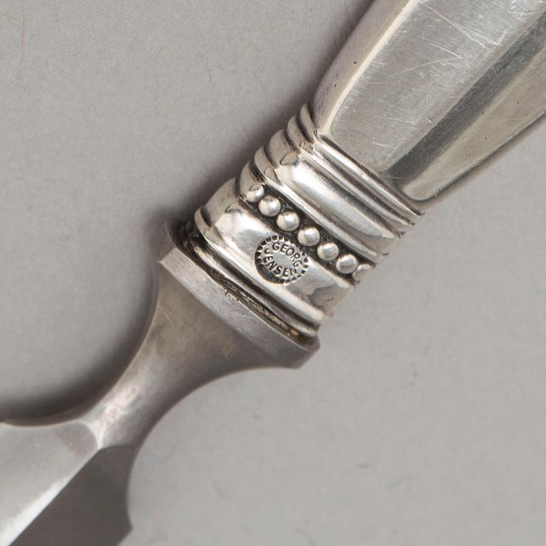 GEORG JENSEN, brevkniv, sterlingsilver, Danmark.