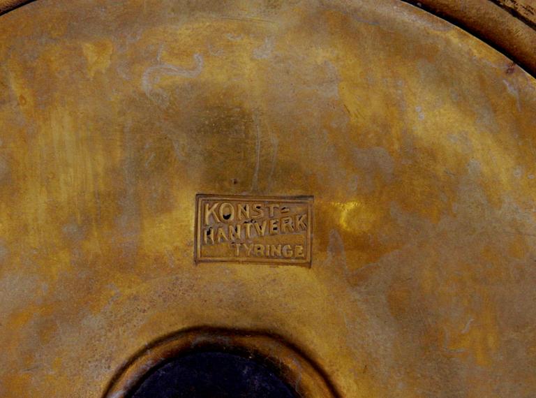 LJUSSTAKAR, ett par, barockstil, mässing.