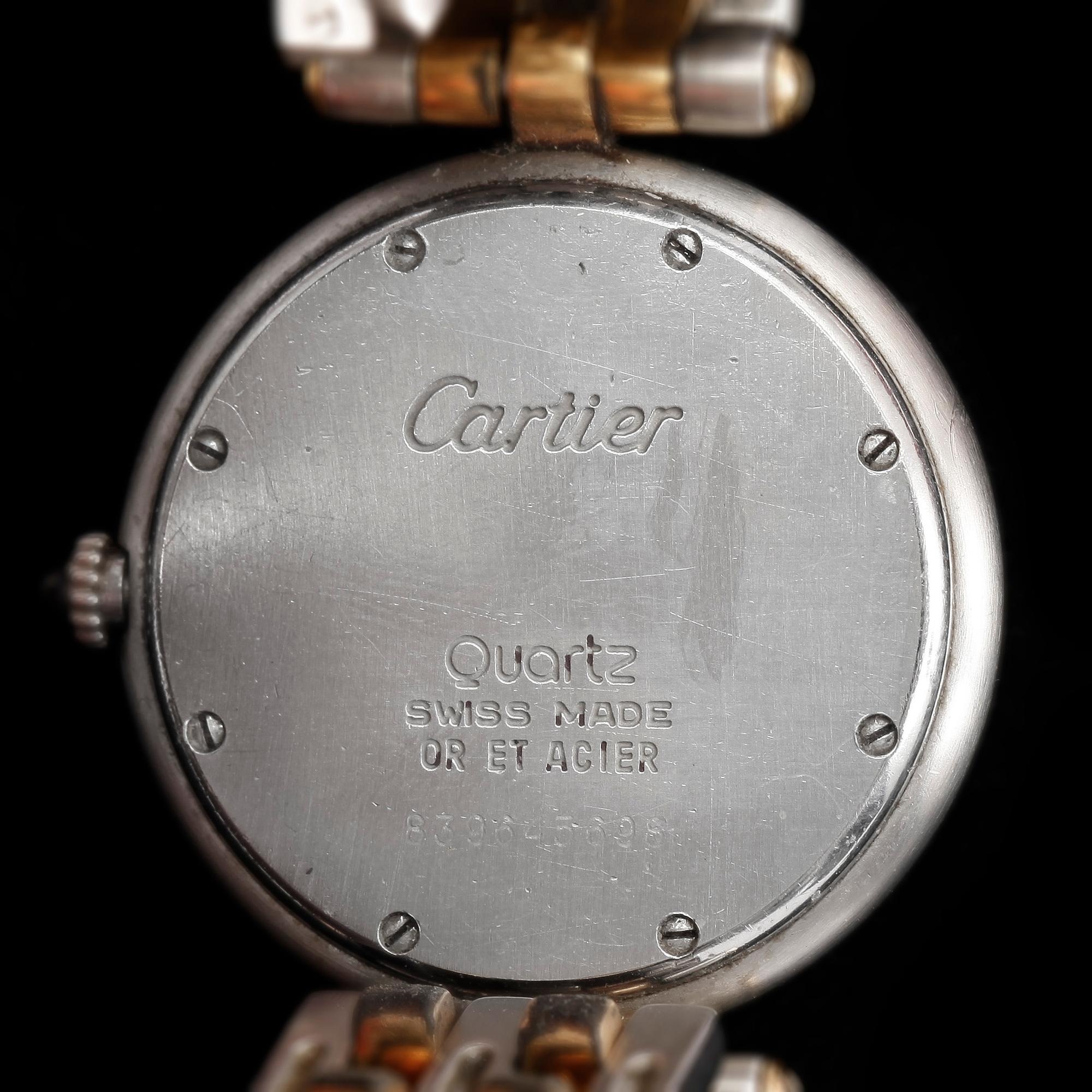 ARMBANDSUR, dam, Cartier, Panthère, guld och stål, 2000.
