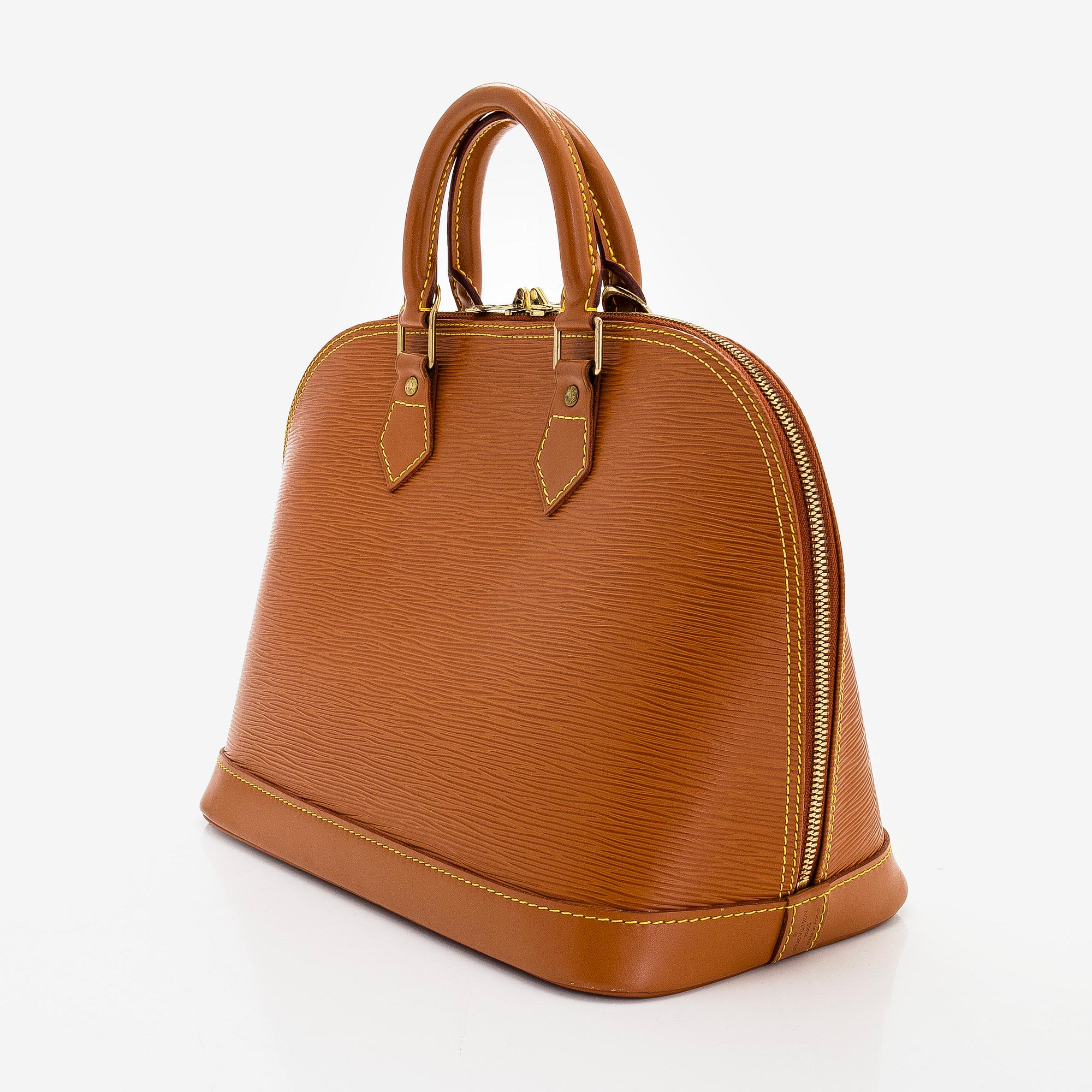 Louis Vuitton, an Epi Leather "Alma" bag.
