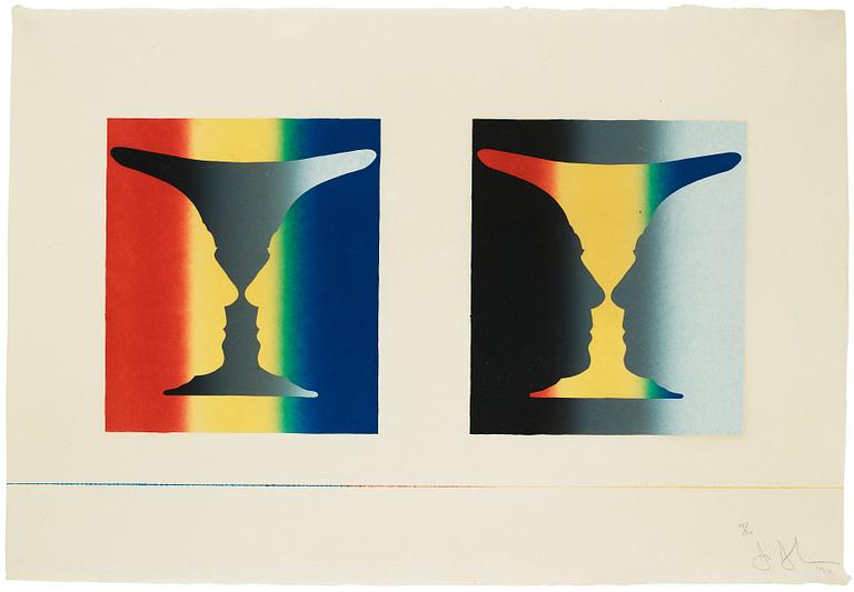 Jasper Johns, "Cups 4 Picasso".