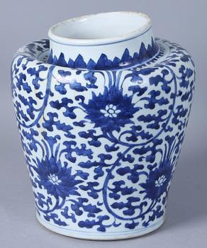 URNA, porslin, Kina, Transition, 1600-tal.