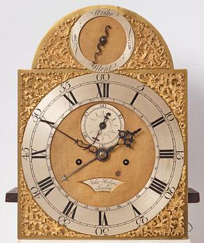 A mahogany longcase clock by John Hodges (active circa 1729-38).