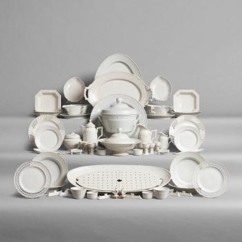 323. A Berlin 'Kurland' dinner service, 19th century. (266 pieces).