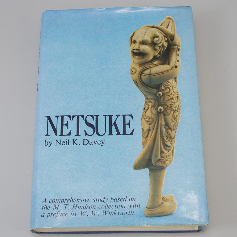 A set of five books about Netsuke, and a catalog.