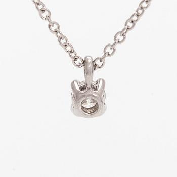 Tiffany & Co, kaulakoru / riipus ja ketju, platinaa, briljanttihionta timantti.