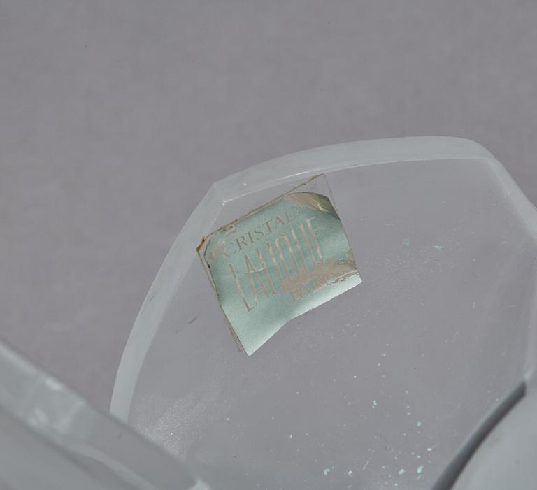 VAS, Lalique, Frankrike, 1900-talets andra hälft, signerad och etikettmärkt.