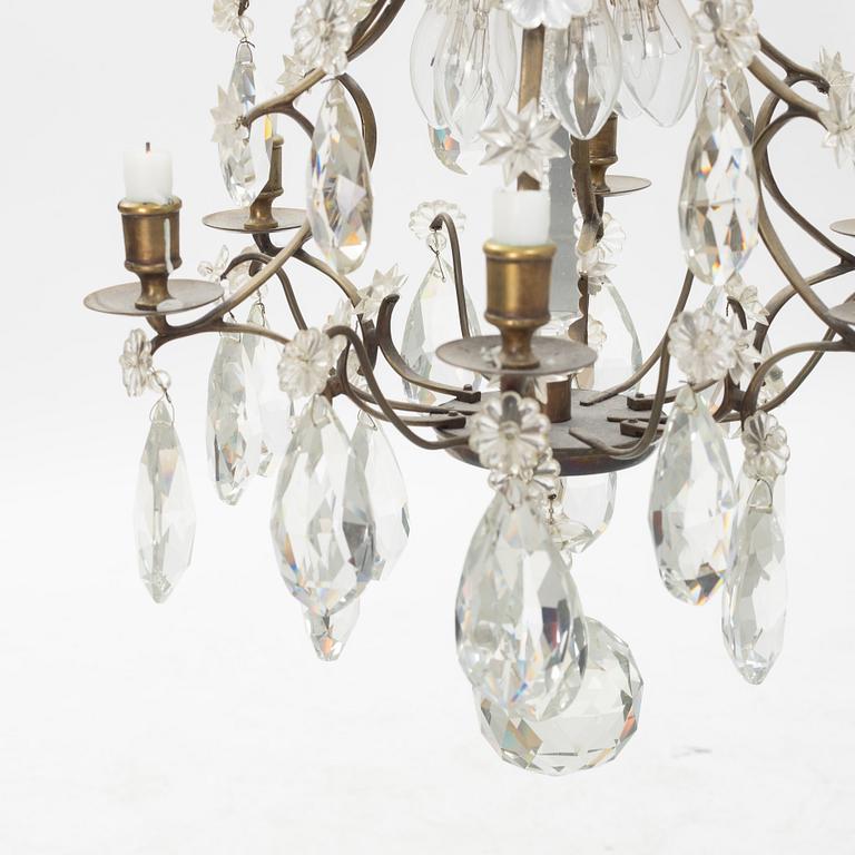 A Baroque style chandelier, first half of the 20th Century.