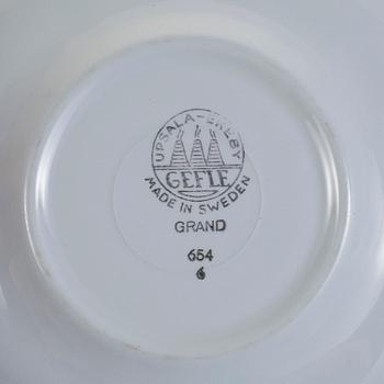 TESERVIS, 26 delar, flintgods, "Grand", Arthur Percy, Gefle. Modellen formgiven 1930.