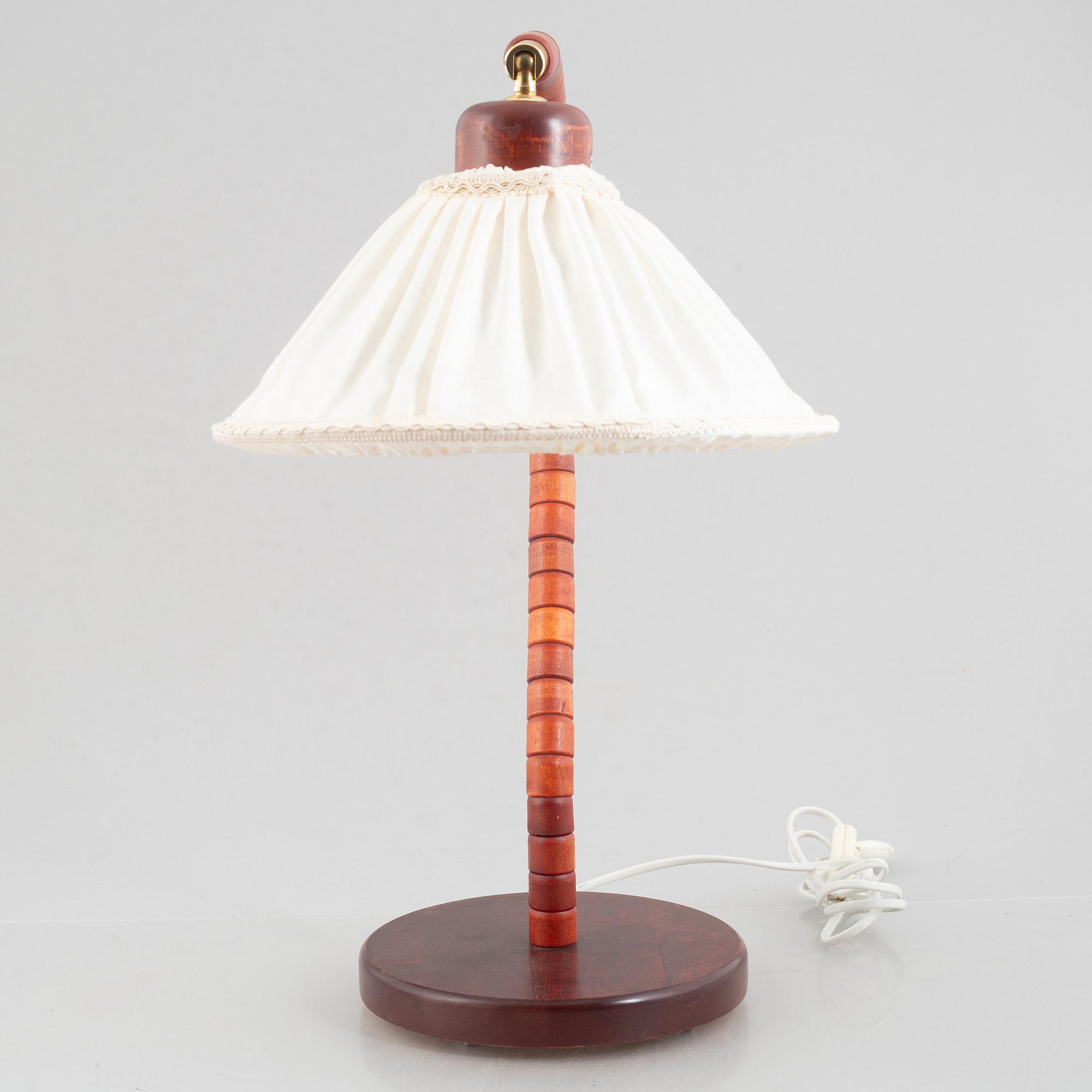 Bordslampa, Markslöjd, 1900-talets andra hälft.