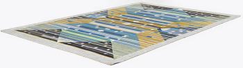 Agda Österberg, a carpet. 'Matta 232' or a variant of it, flat and tapestry weave, c. 352 x 240 cm, signed AÖ.