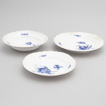 A 52 piece 'Blå Blomst' porcelain service from Royal Copenhagen, Denmark.