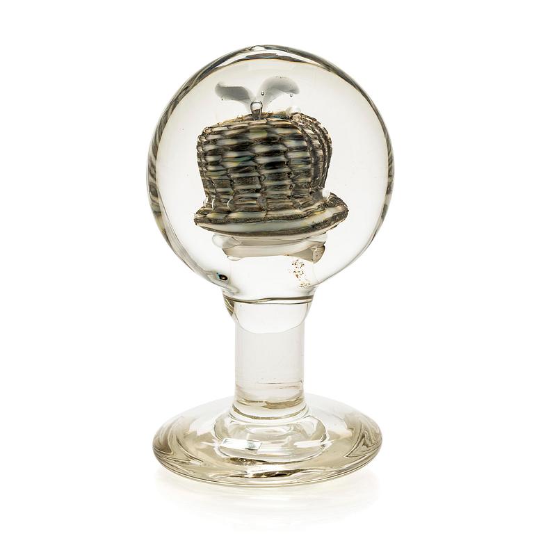 Oiva Toikka, glasskulptur, signerad Oiva Toikka Nuutajärvi Notsjö.