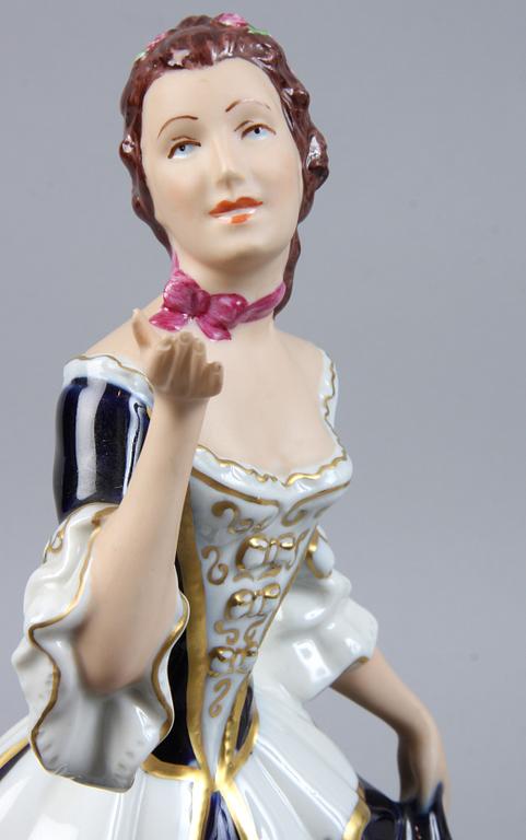 FIGURINER, 2 st, porslin, Royal Dux.