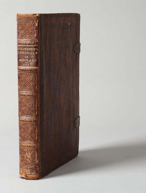 RAPHAEL HOLINSHED (d ca 1580), The Historie of Scotlande conteyning the beginning, increase, proceedings, continuance..., London 1577.