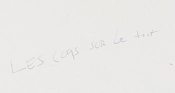 Marc Chagall, "Les coqs sur le toit".