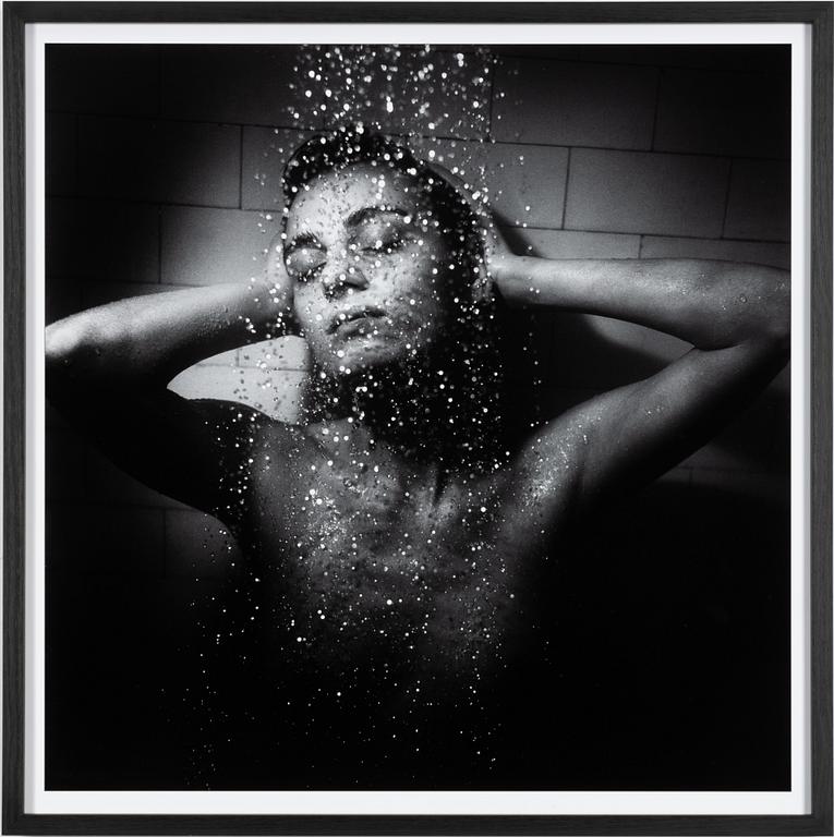 Robert Zuckerman, "Bianca Magic Shower, NYC".