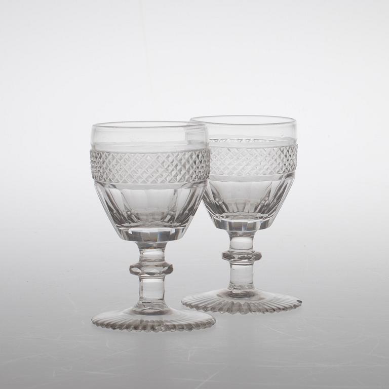 STARKVINSGLAS, 12 st, 1800-talets slut.