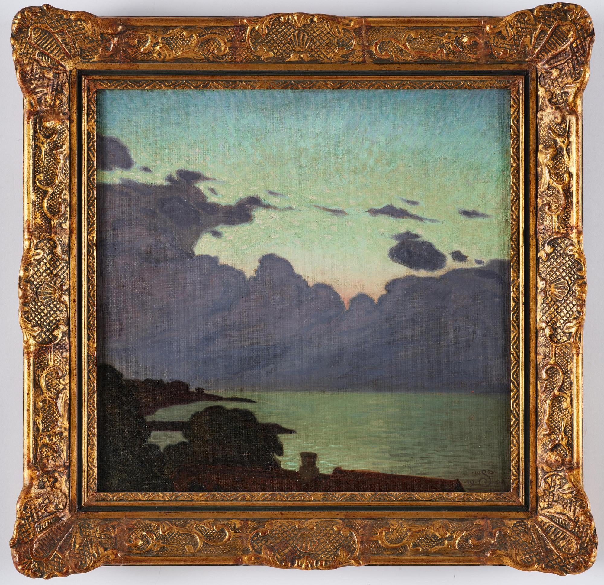 Arvid Werner Sundblad, "Afton vid Skelderviken".