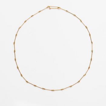 Björn Weckström, Kaulaketju, 14K kultaa. Lapponia 1986.
