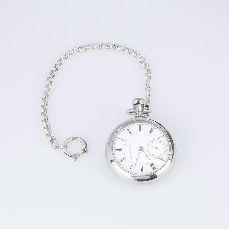 FICKUR, stål, Elgin watch company, 1900-talets början.